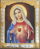 Ikona Serce Maryi CU013/1, 12x14