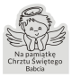 Grawer Pamiątka Chrztu Świętego G1D