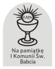 Grawer Pamiątka Pierwszej Komunii Świętej G7D, 4x6