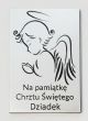 Grawer Pamiątka Chrztu Świętego GR2E, 4x6